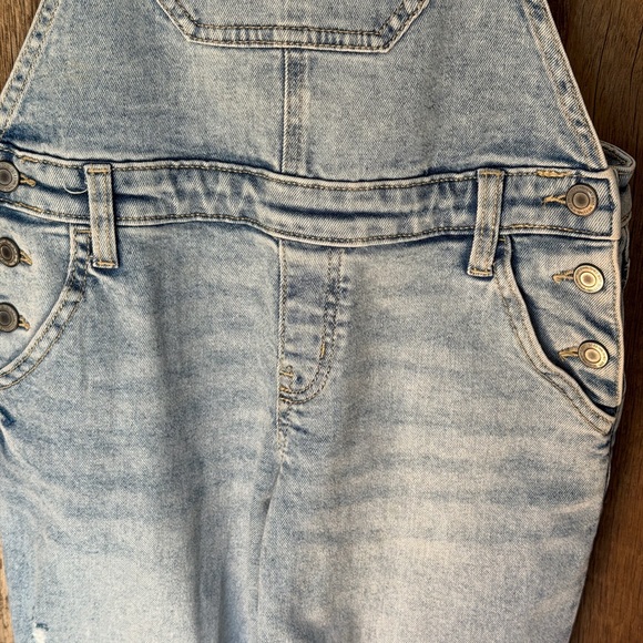 SO Light Blue Denim Overalls for Girls, size 12 - Picture 13 of 15